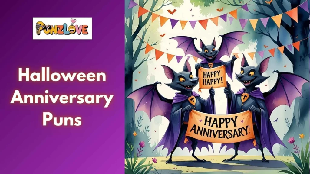 Vampire & Bat-Themed Anniversary Puns