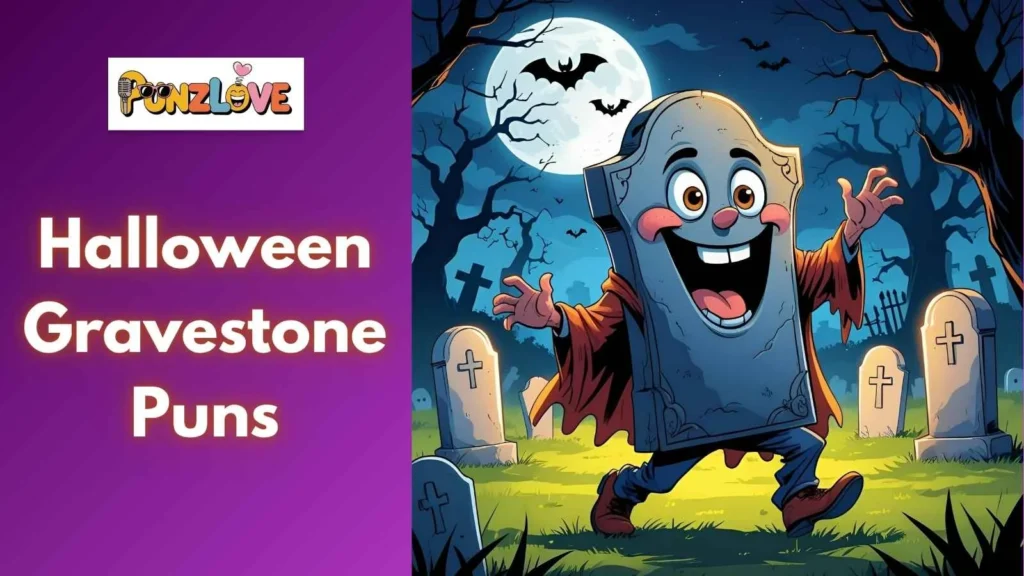 Halloween gravestone puns reddit