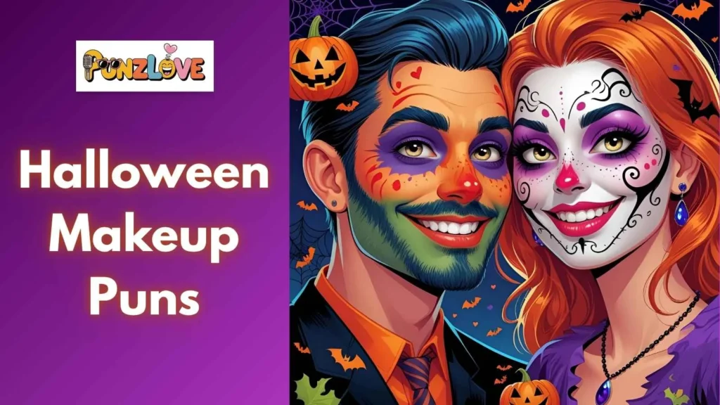 Halloween makeup pun for spooky couples