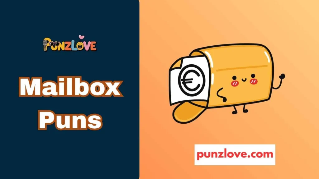 Mailbox puns for social media captions