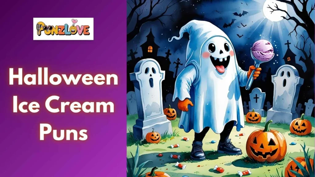 Spooky Ice Cream Flavor Puns