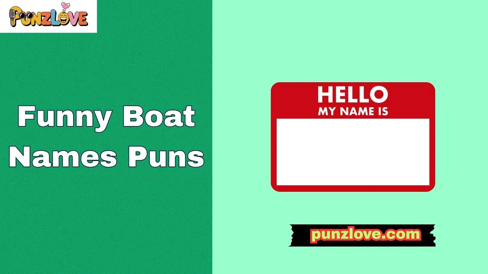 Funny Boat Names Puns