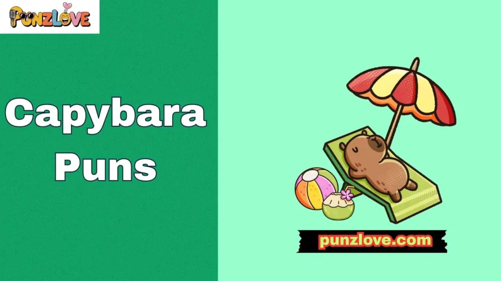 Perfect Capybara Puns